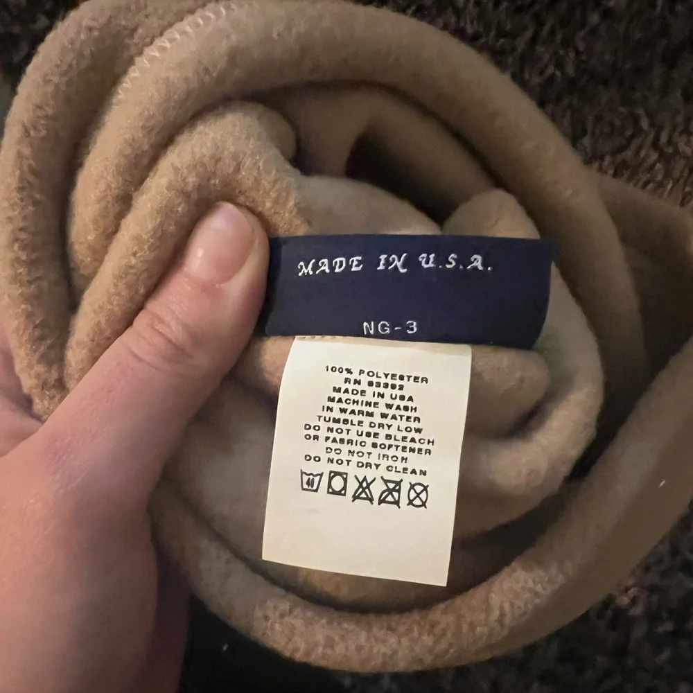 Tan Fleece Neck Gaiter
